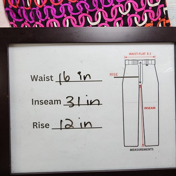 Trina Turk Echo Chain Links Cover Up Swim Pant Large Multicolor Nylon Spandex - Picture 6 of 7